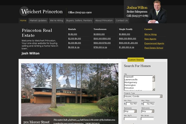WordPress website example screenshot