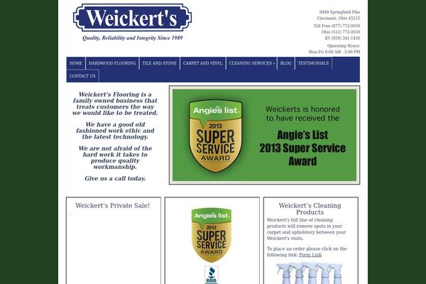 weickerts.com site used Crystals