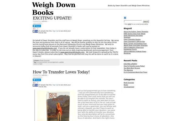 weighdownbooks.com site used Simplish