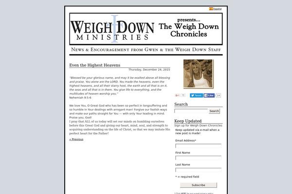 WordPress website example screenshot