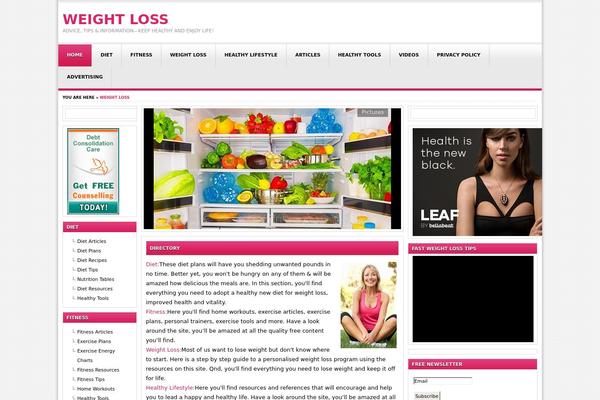weightloses.com site used Pinkster