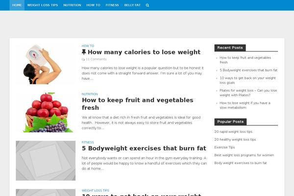 WordPress website example screenshot