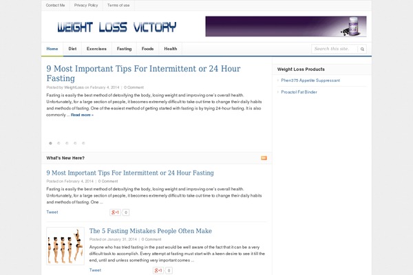 weightlossvictory.com site used Junkie-daily-v2.0
