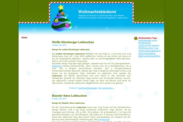 WordPress website example screenshot