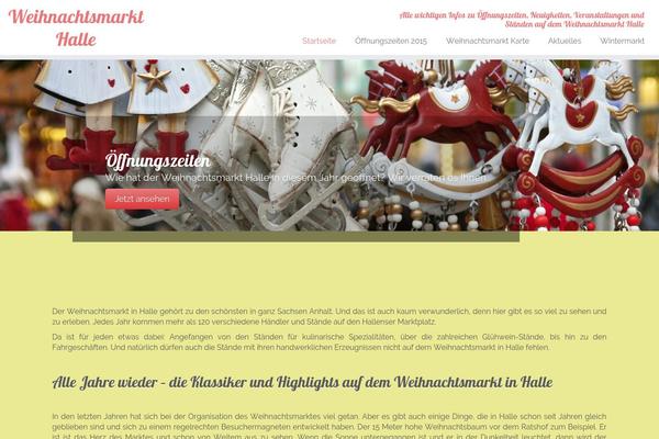 Customizr theme site design template sample