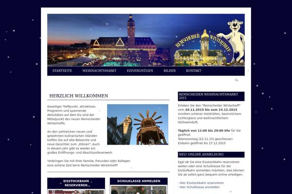 WordPress website example screenshot