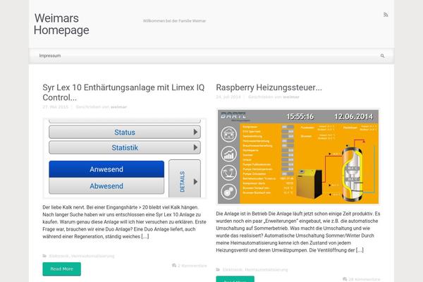 WordPress website example screenshot
