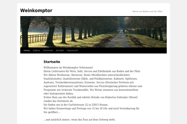 Twenty Ten theme site design template sample