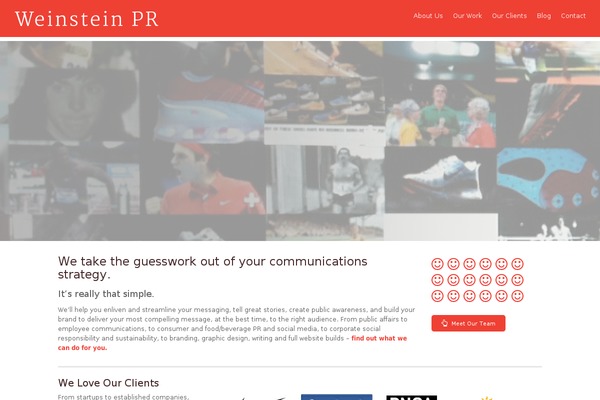 weinsteinpr.com site used Business-pro-theme