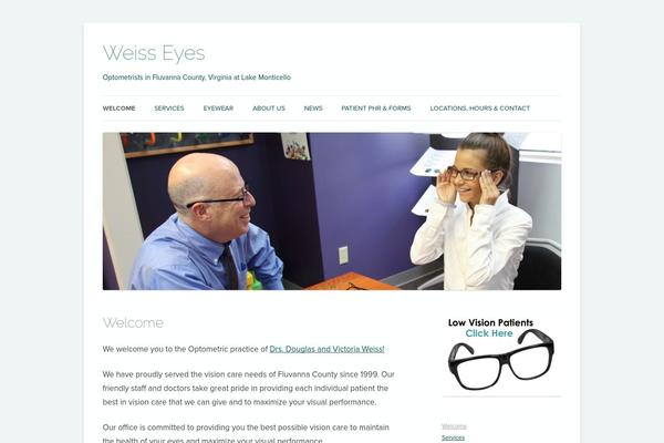 WordPress website example screenshot