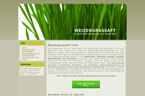 weizengrassaft.net site used Weizengrassaft3