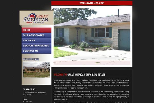 weknowhomes.com site used Great_american_gmac_real_estate