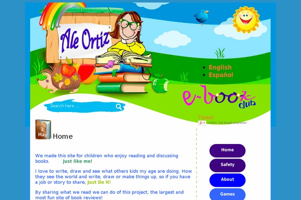 School theme site design template sample