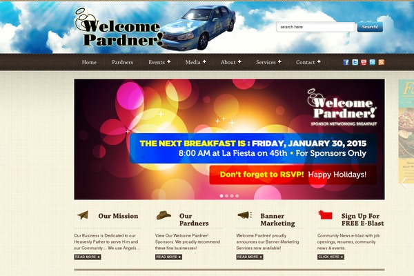 welcomepardner.com site used Welcomepardner