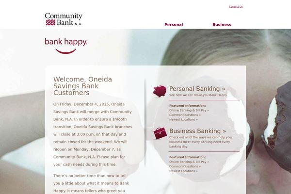 welcometocommunitybankna.com site used Commbank