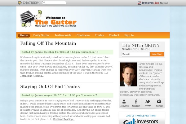 welcometothegutter.com site used Gutter