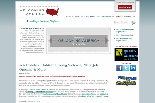 welcomingamerica.org site used Welcoming