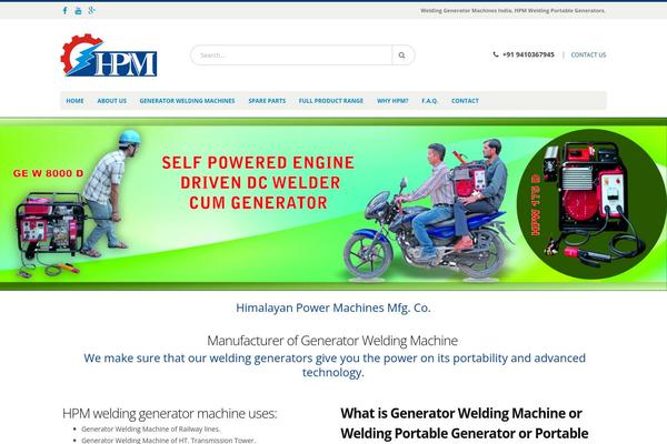 WordPress website example screenshot
