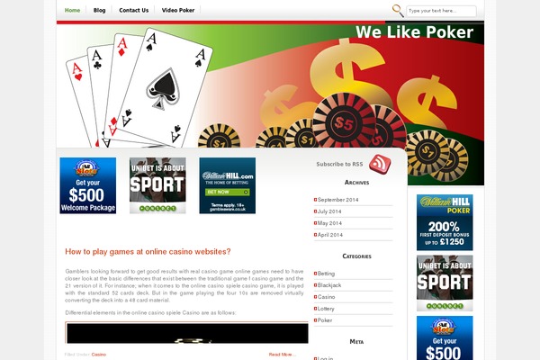 welikepoker.net site used Pokertime5