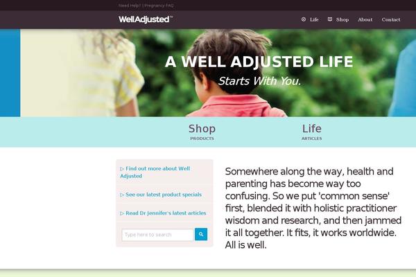 welladjusted.co site used Simplicity