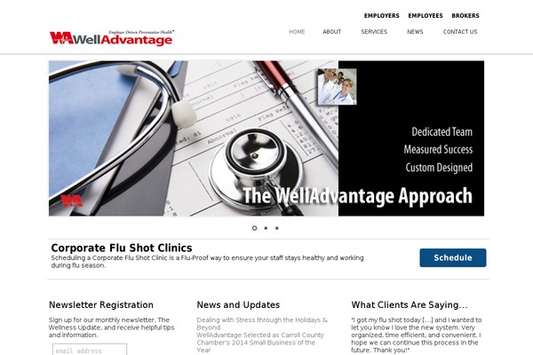 welladvantage.com site used Businesspro-child-theme