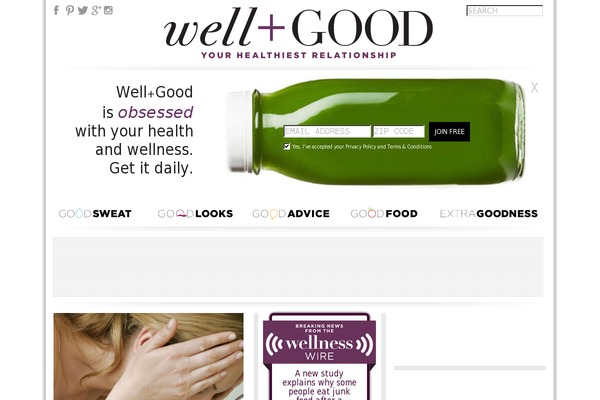 wellandgoodnyc.com site used Wellgood-2012