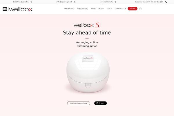 wellbox.com site used Wellness-child