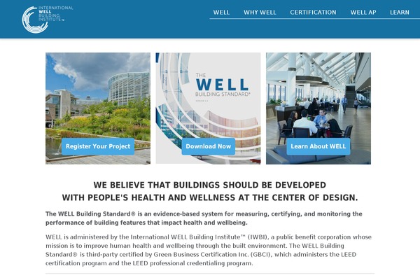 wellbuildinginstitute.com site used Iwbi