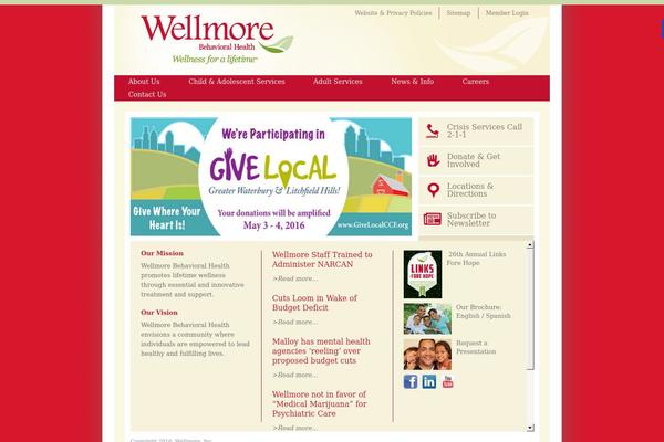 wellmore.org site used Wellmore_custom