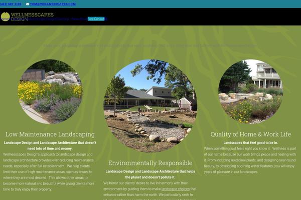 Total theme site design template sample