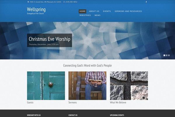 wellspringefree.com site used Edwards-theme