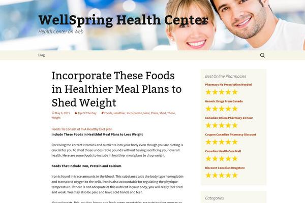 Twenty Thirteen theme site design template sample