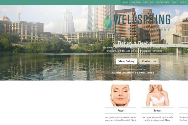 wellspringplasticsurgery.com site used Avada Child Theme