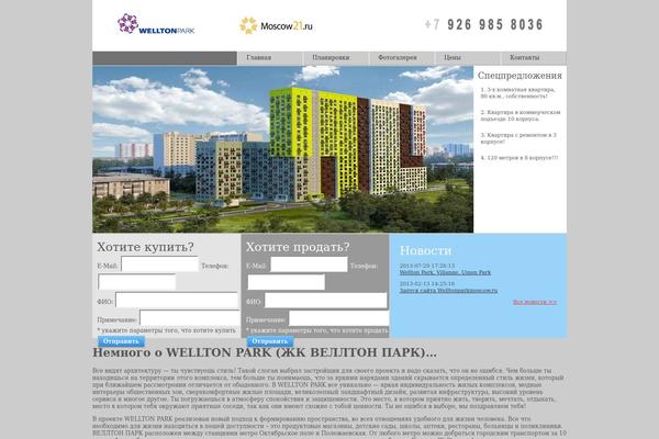 WordPress website example screenshot