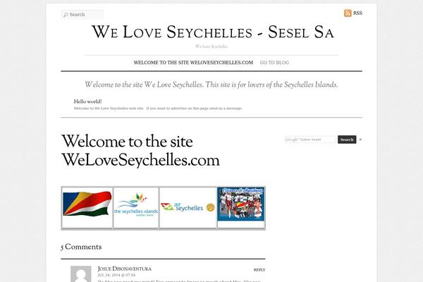 weloveseychelles.com site used Elemin