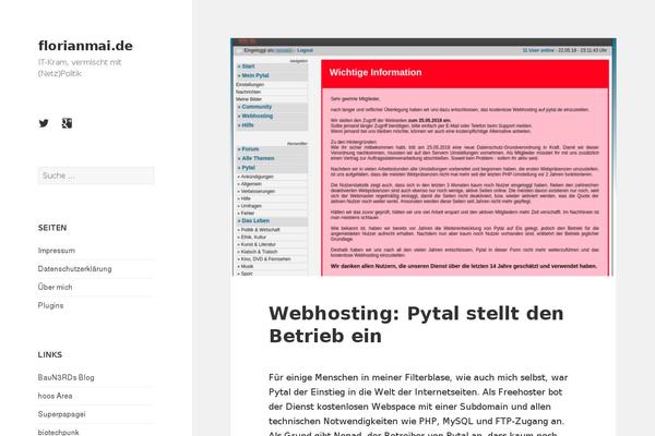 wemaflo.net site used Florianmai.de