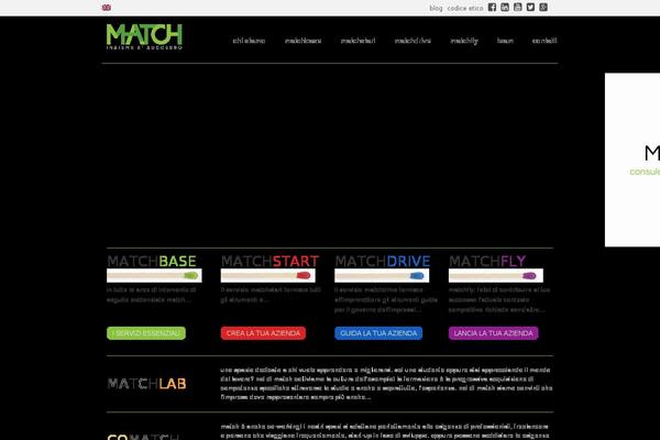 Match theme site design template sample