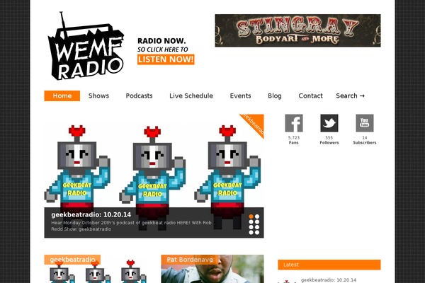 Gonzo theme site design template sample