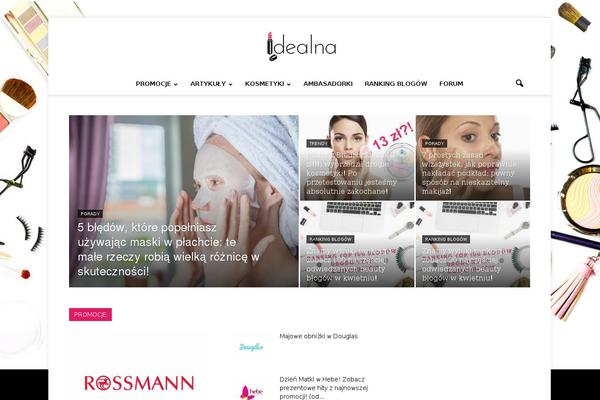 Newspaper theme site design template sample
