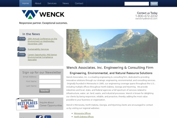 wenck theme websites examples