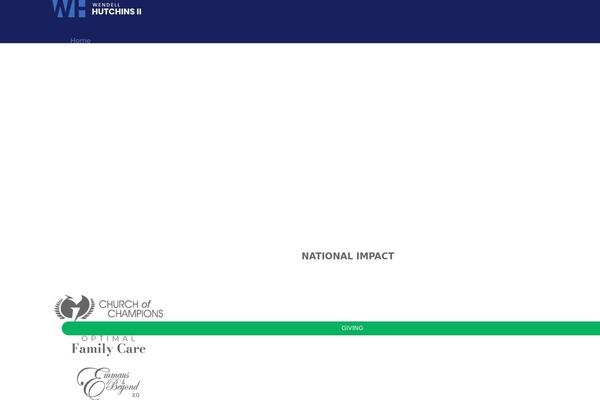 Impreza Child theme site design template sample