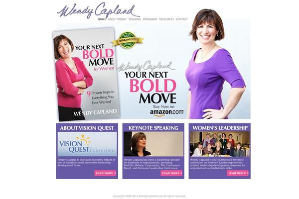 WordPress website example screenshot