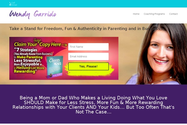 WordPress website example screenshot