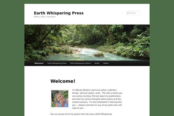 Twenty Eleven theme site design template sample