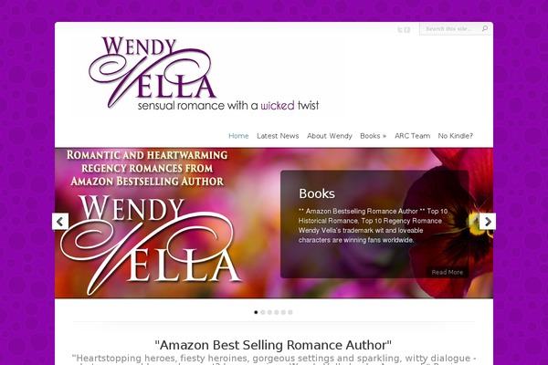WordPress website example screenshot