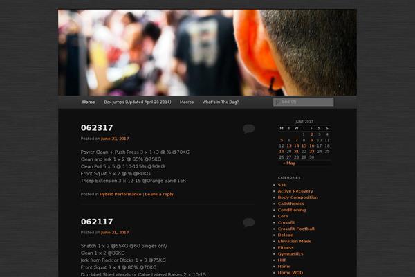 WordPress website example screenshot