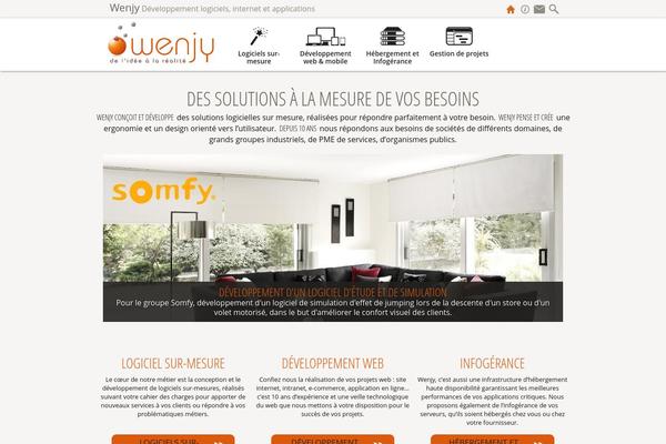 wenjy.fr site used Wenjy