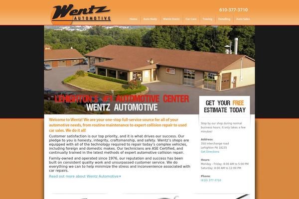 WordPress website example screenshot