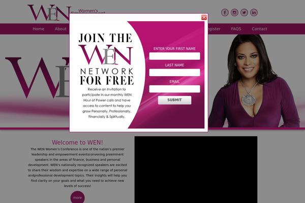 wenwomensconference.com site used Empowerment