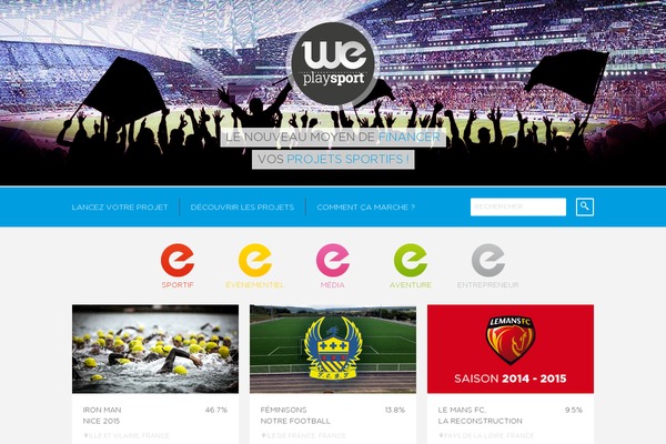 weplaysport.fr site used Weplaysport